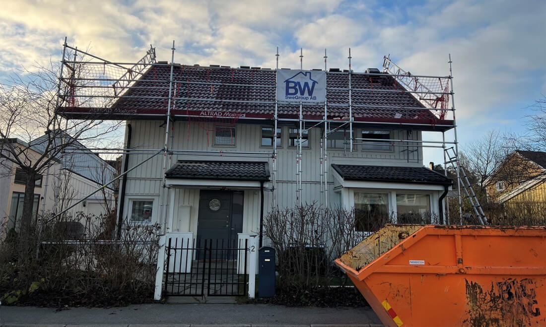 Vi renoverar tak i Stockholm